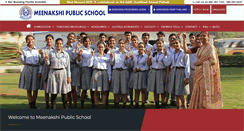 Desktop Screenshot of meenakshipublicschool.com