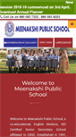 Mobile Screenshot of meenakshipublicschool.com